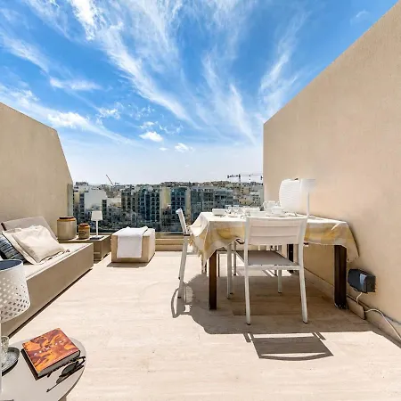 Seafront Duplex Penthouse In St Julians By Mr Homes * Saint Julian's