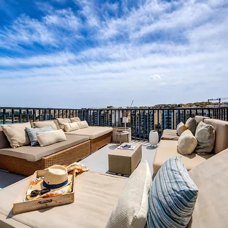 Seafront Duplex Penthouse In St Julians By Mr Homes Saint Julian's