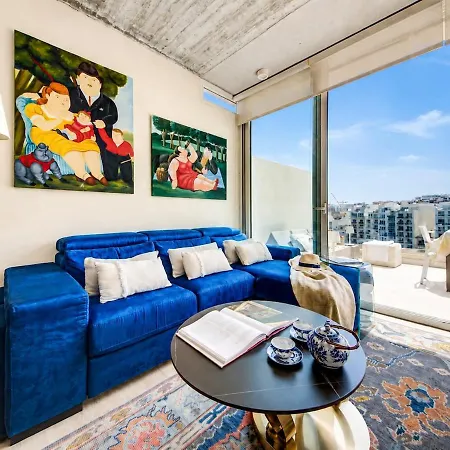 Seafront Duplex Penthouse In St Julians By Mr Homes Saint Julian's